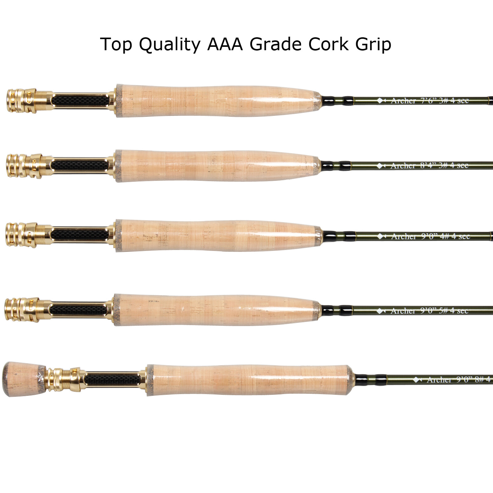 8’4″/9′ Fly Rod 3 5 8WT Fast Action Fly Fishing Rod Fly Reel Fly Line Combo
