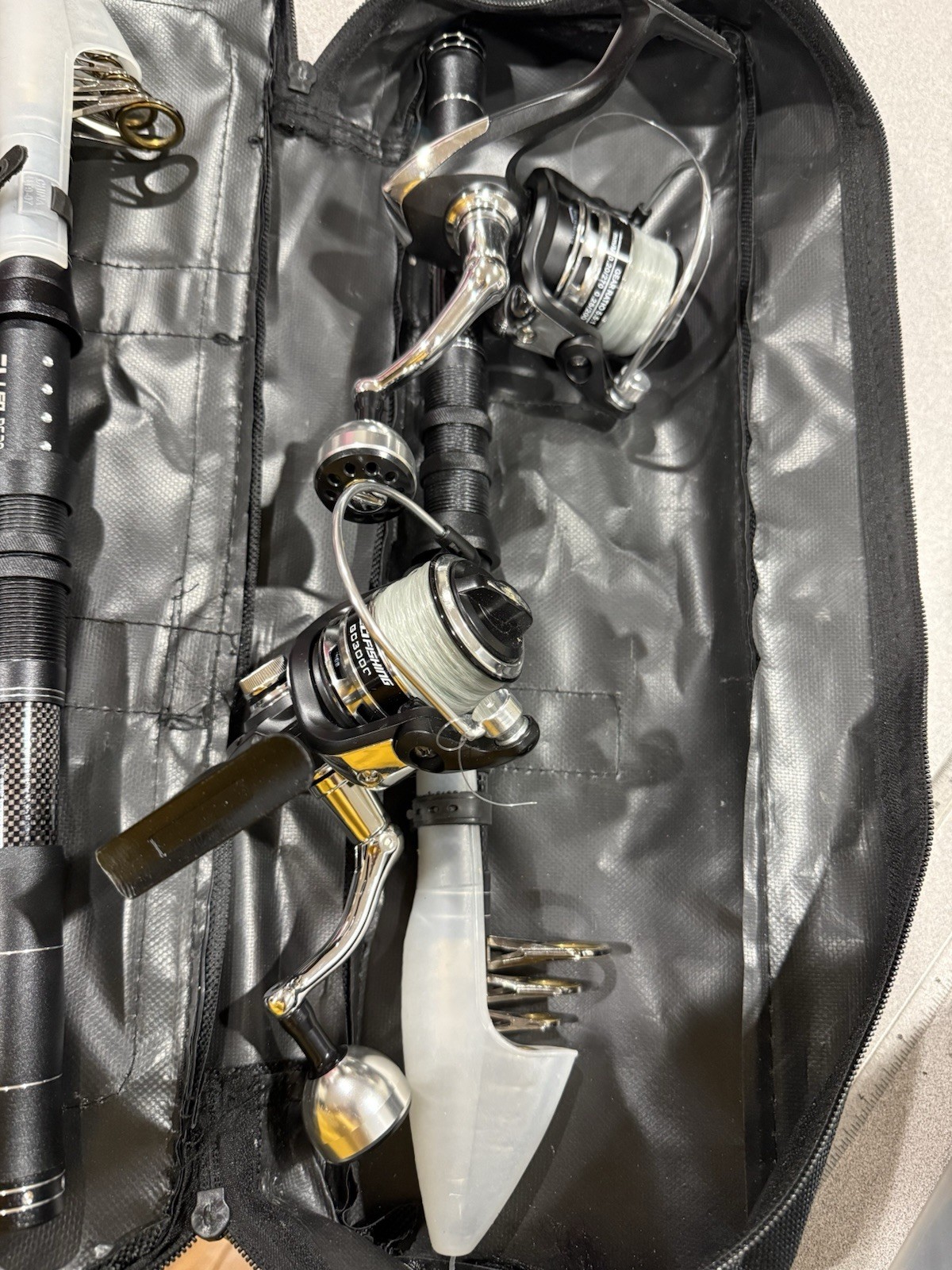 Lixada Double Set For $75 2 Lightweight Rods And 2 Reels, 10 Feet Each W/case