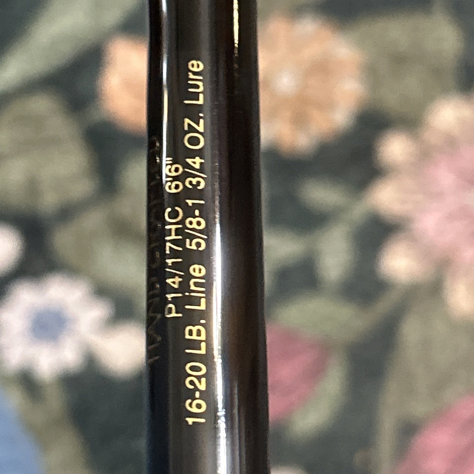 Star Handcrafted P14/17 HC 6’6” Conventional Rod Fuji Guides 5/8–3/4oz
