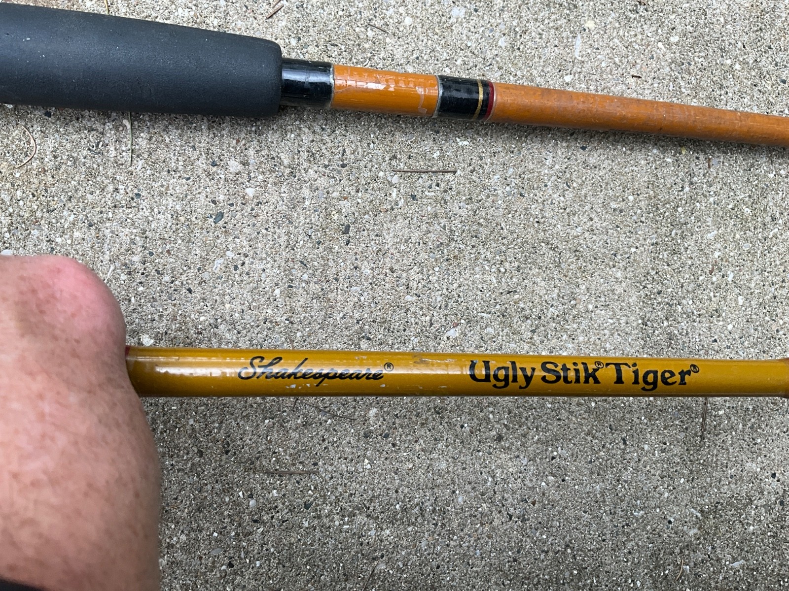 Shakespeare Ugly Stick Tiger Fishing Rods (2) – 6’6” spinning rods, used, nice
