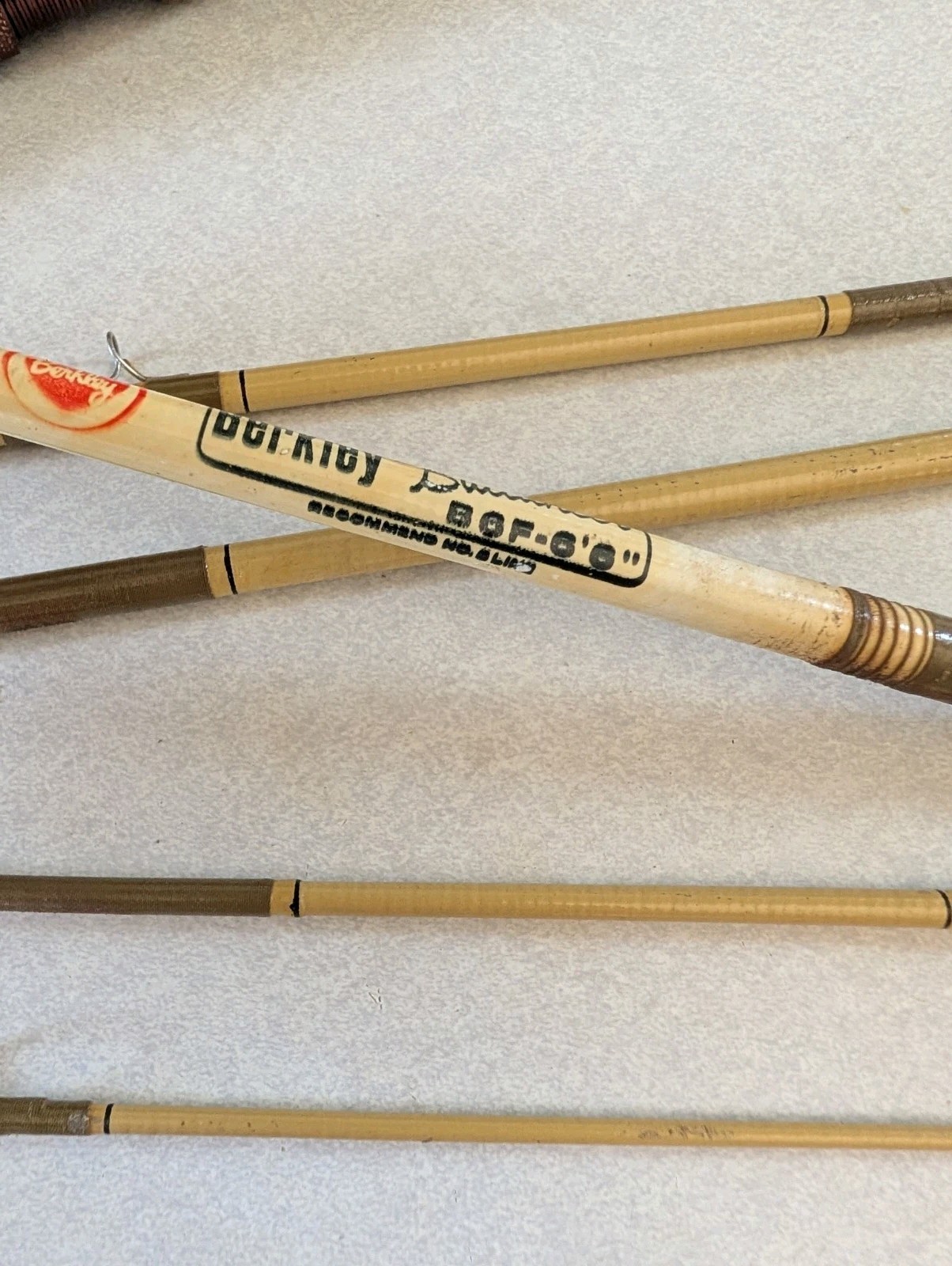 Vintage Berkley Buccaneer Fly Rod Travel Pack Fishing Rod & Reel. Model B6f-6’6″