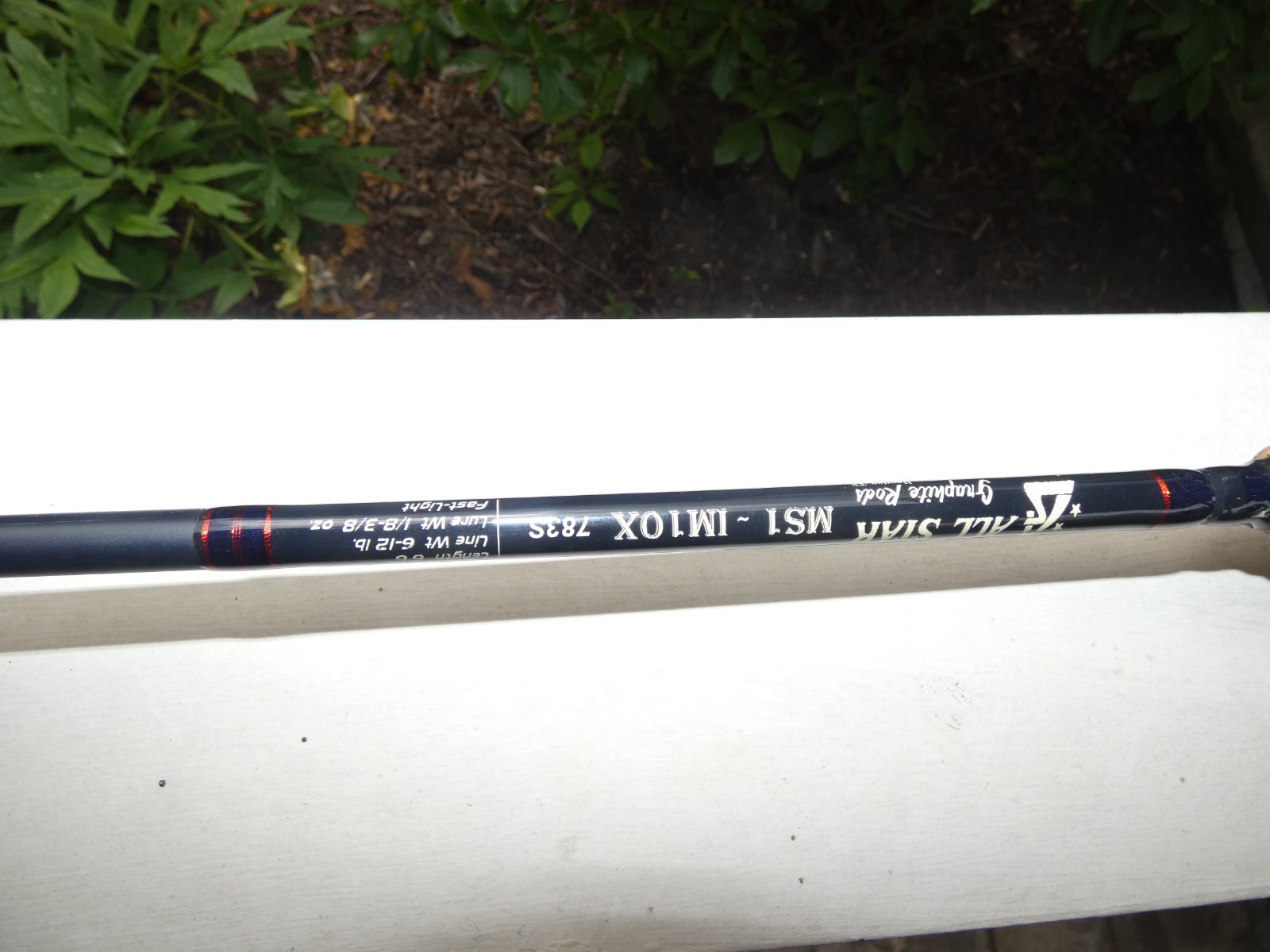 RARE ALL STAR IM10X USA MADE MS1 783S 1 PC FAST MED ACT 6’6″ FISHING ROD