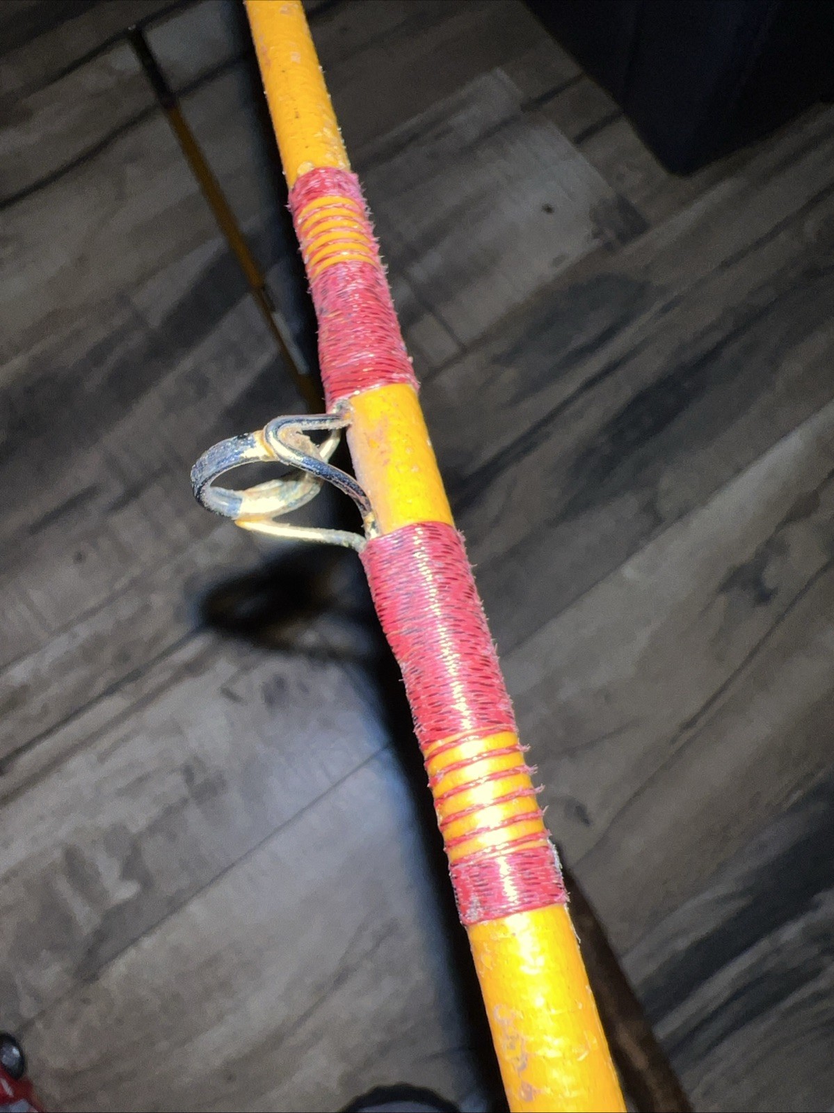 National Fiberglass Company 6’ 6” 2pc Fishing Rod Vintage BaitCasting