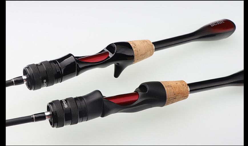 1.53m 1.65m 1.8m Fast Action Ultralight Spinning Casting Rod Carbon Fiber Pole