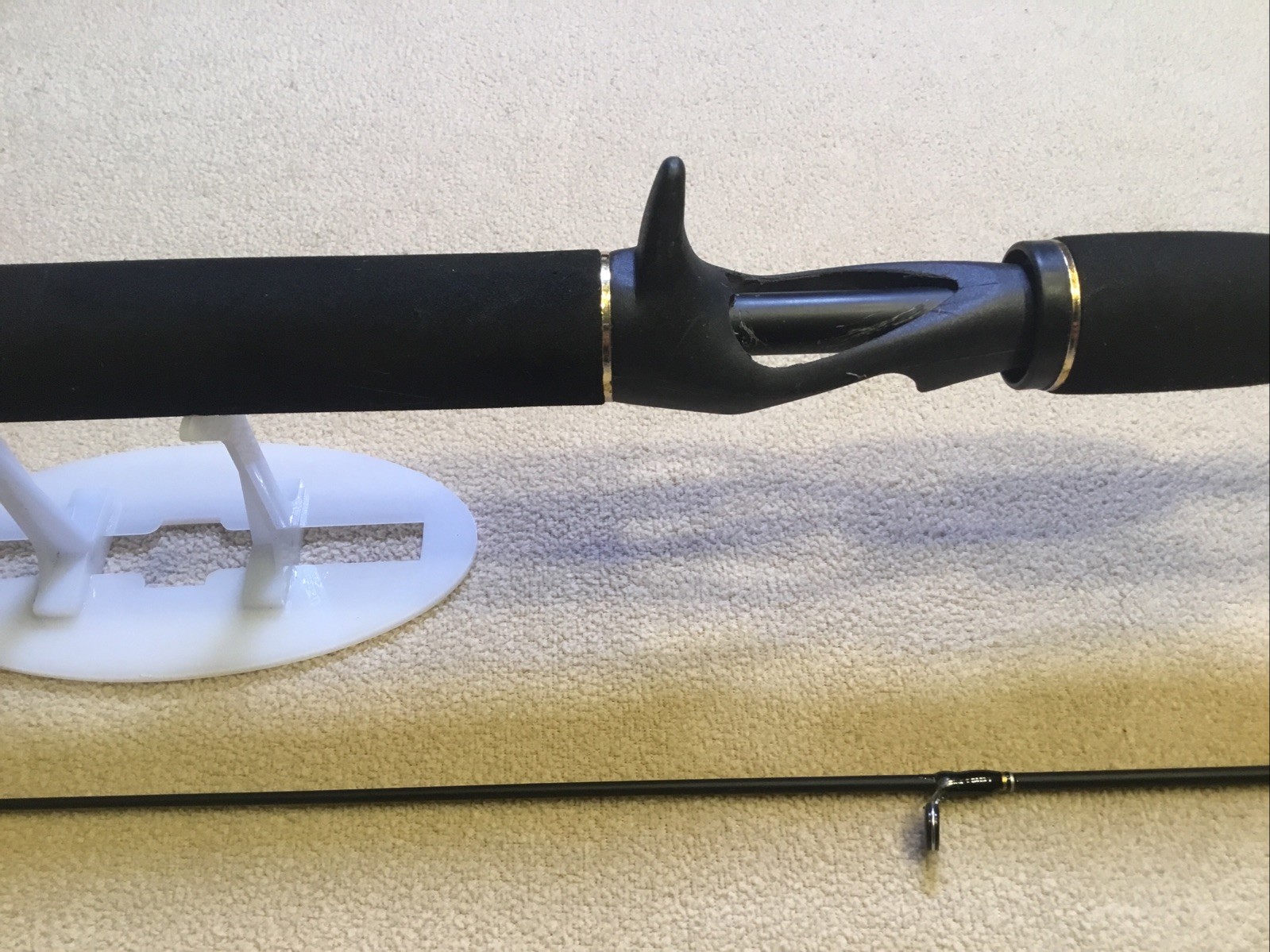 Zebco Z-glass 562 ML 2 Piece Bait Cast Fishing Rod Zac-562ML 5’6” Med Light.