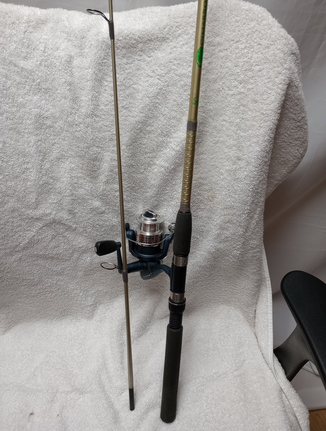 South Bend Cimarron CM-602MS 6’0″ Medium 2pc Rod Pinnacle Ultra Balance Reel