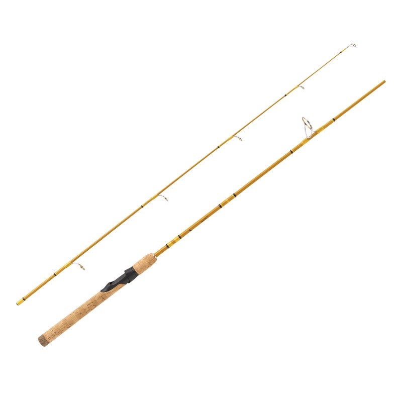 Cork Handle Glass Spinning Rod 6ft 2pc Stainless Steel Guides Graphite Seat New