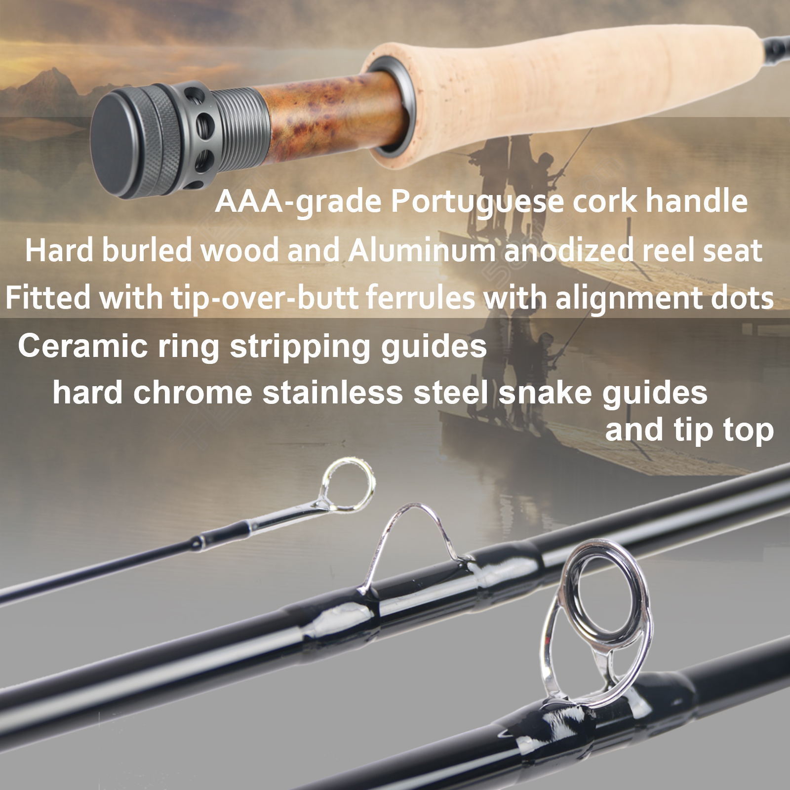 Maxcatch Nano Nymph Fly Fishing Rod 2/3/4WT 10ft IM12 Toray Carbon Fast Action