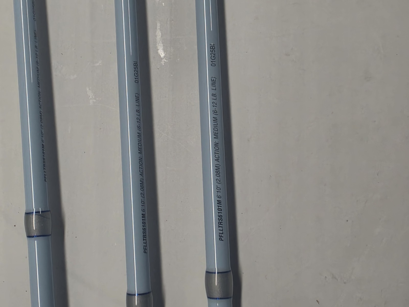 (LOT OF 3) Pflueger Lady Trion Spinning Rods 6’10” Medium