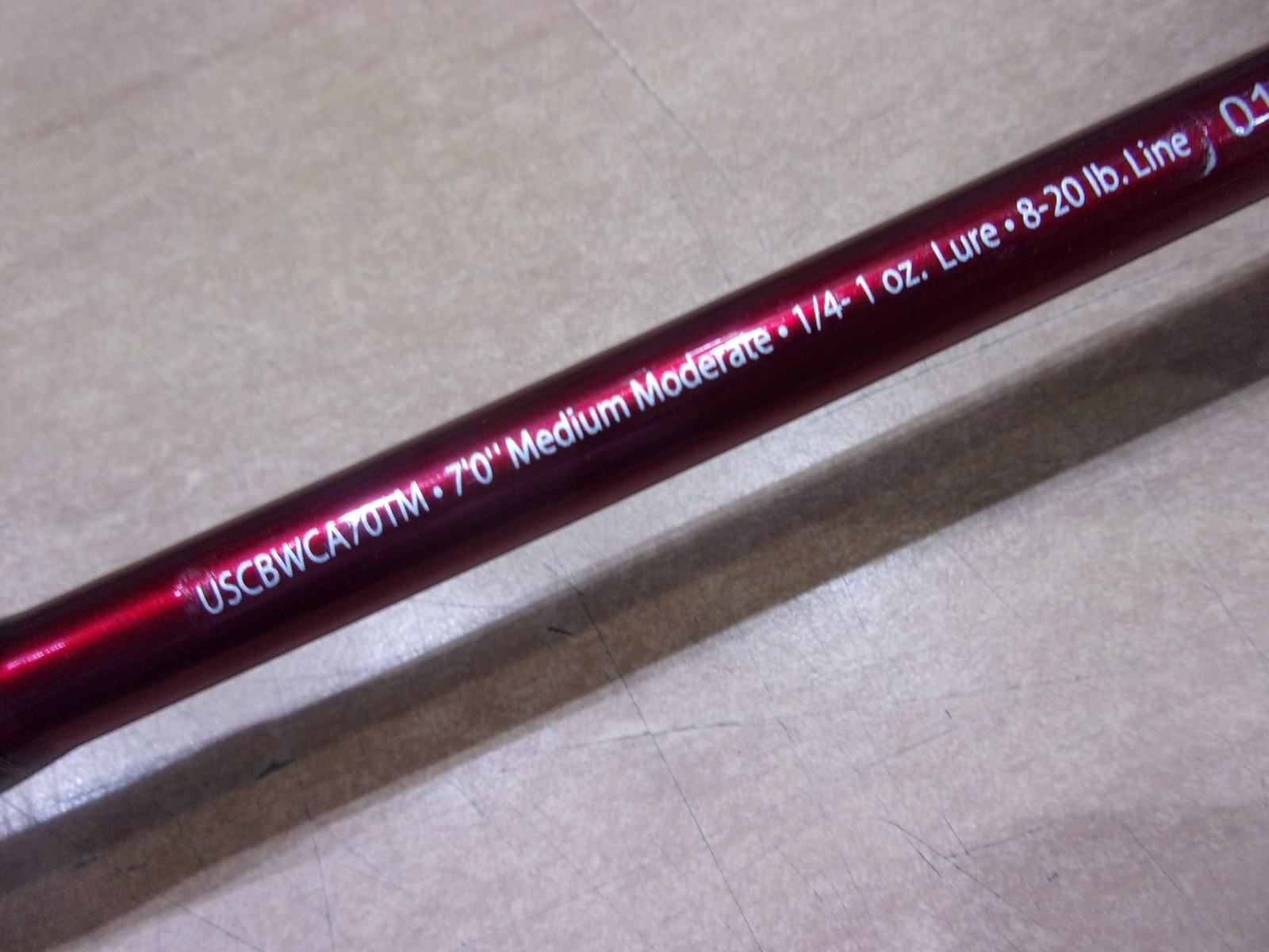 SHAKESPEARE UGLY STIK CARBON WALLEYE 7 foot Medium casting rod