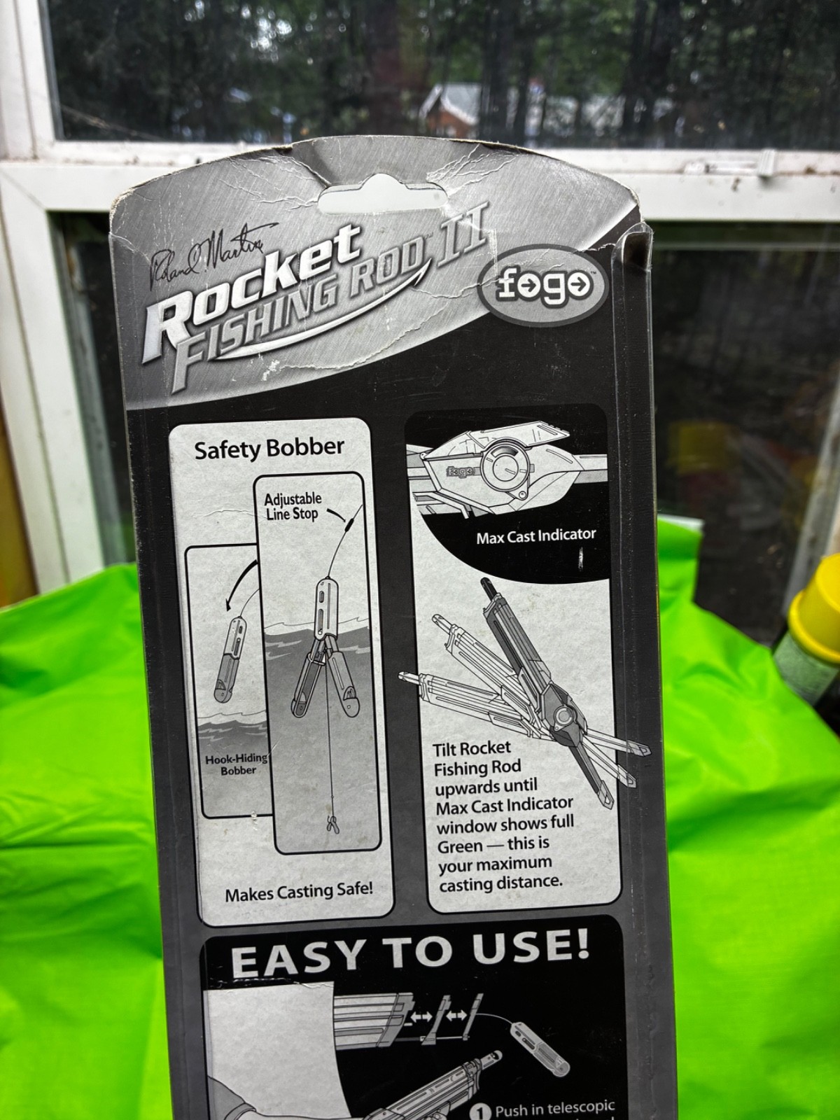 Roland Martin Rocket Fishing Rod II: Shoots 30 Ft: Never opened, new in Box