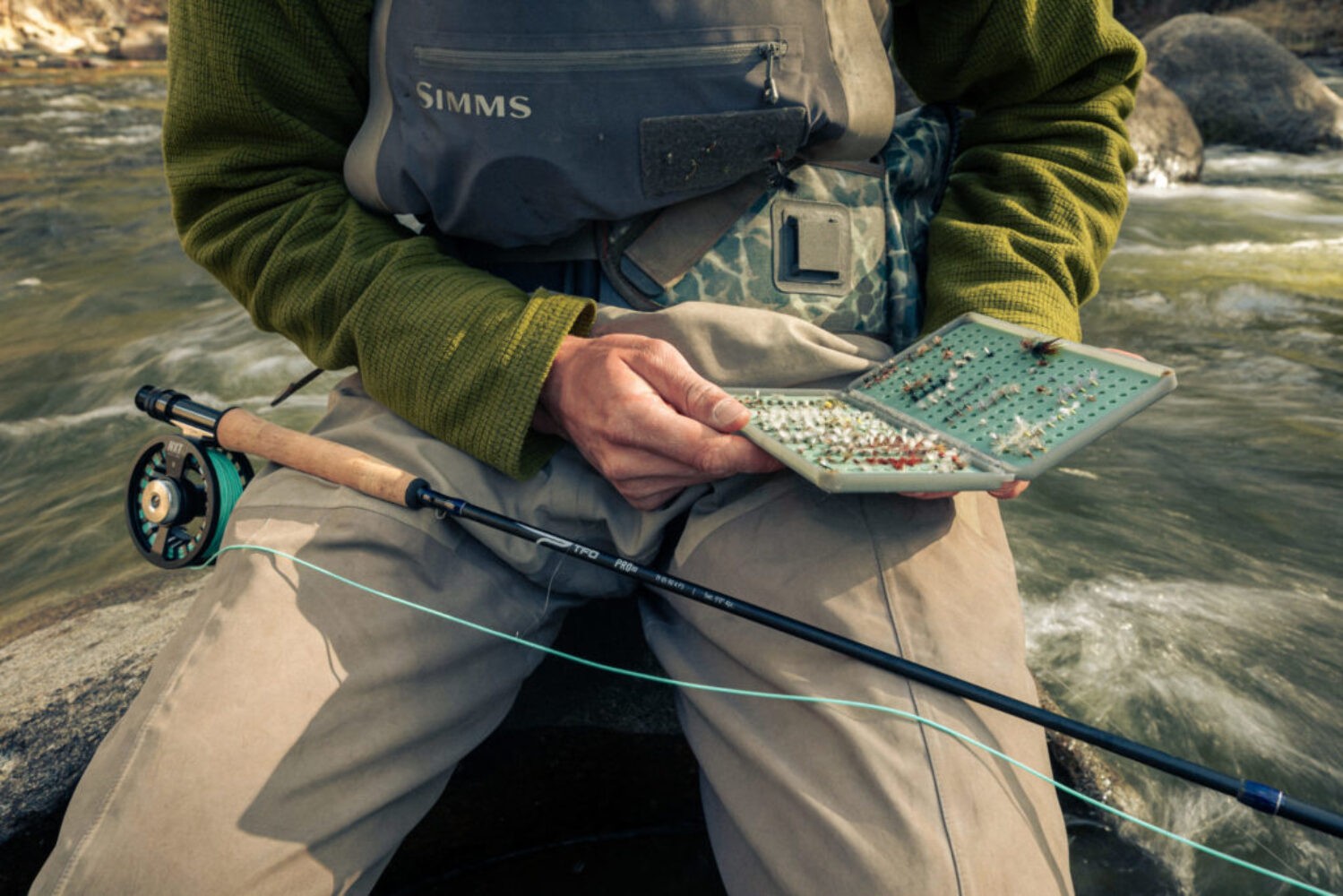 TFO Pro III Fly Fishing Rod+FREE 24 hand selected flies(details in description)