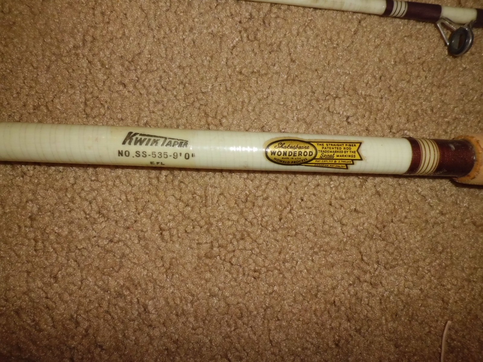 Vintage SHAKESPEARE No. SSD.535-9’0″ EFL Salmon/Steelhead Casting Rod made USA