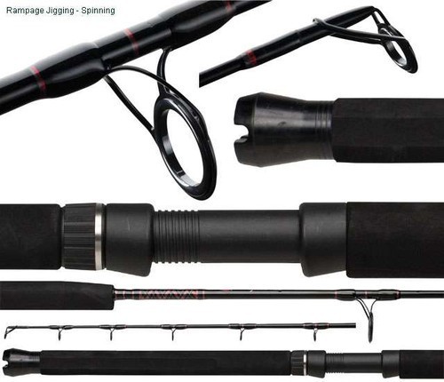 {2-PACK} Penn Rampage Spinning Jigging Rod – RAMJG3080S66
