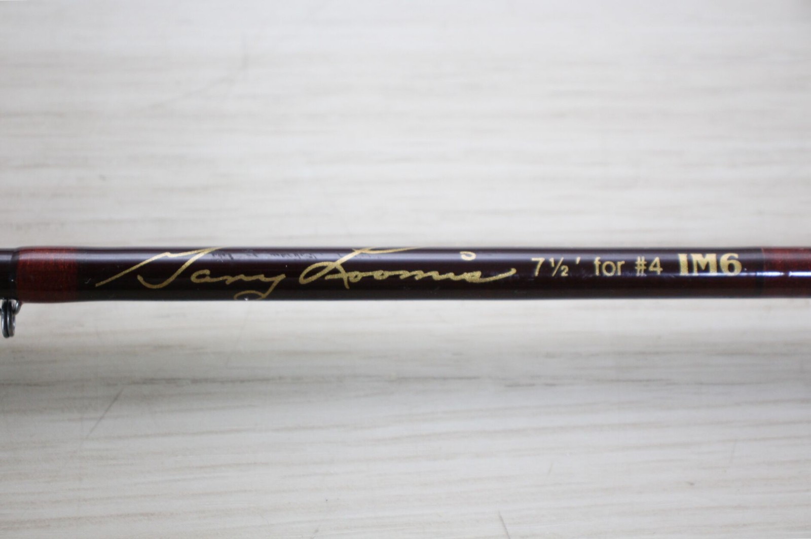 Vintage G.Loomis IM6 Signature 7’6″ 4wt Fly Rod Burgundy Blank 2pc Tube M133