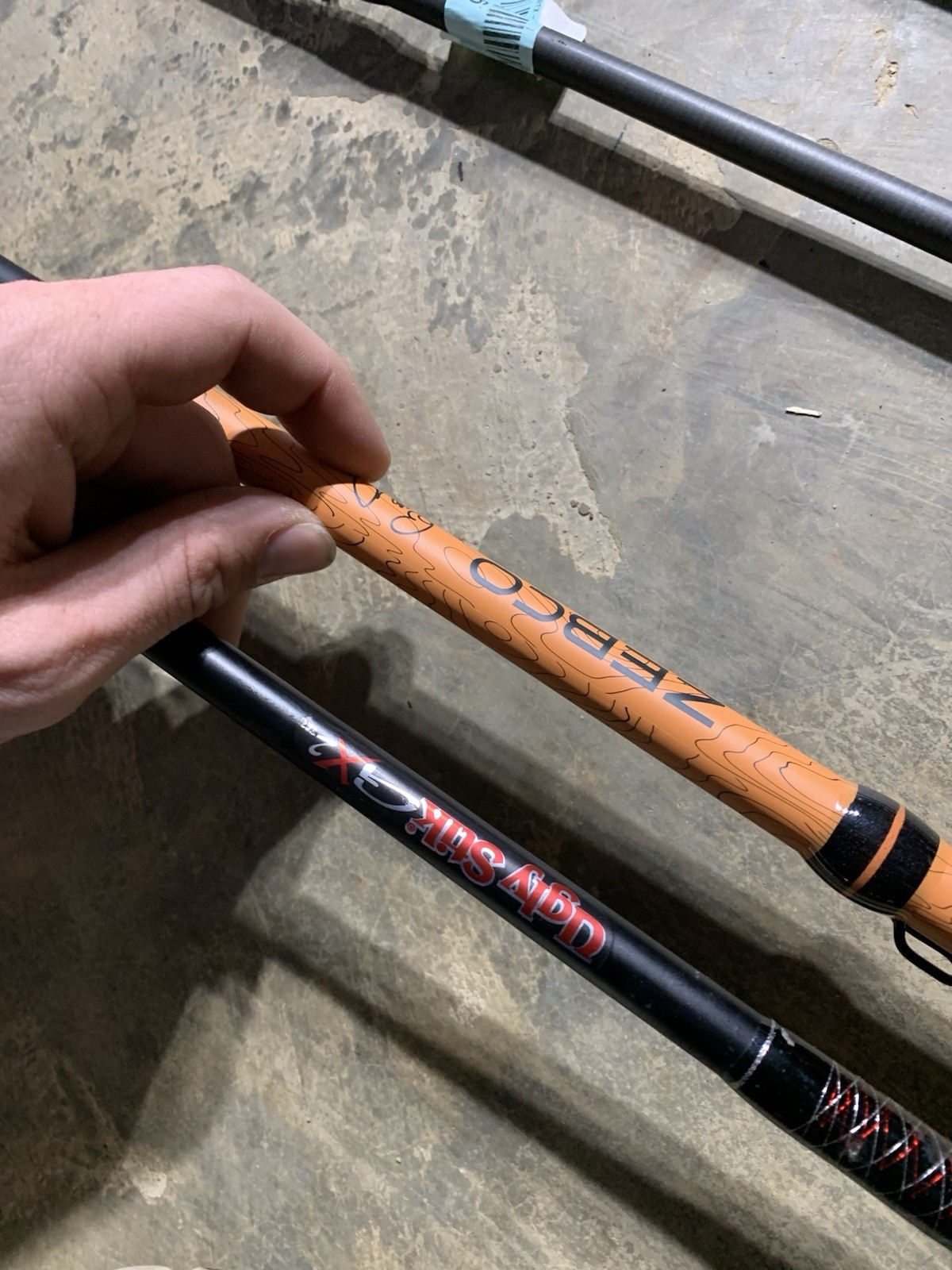 LOT OF 10 Assorted Brands FISHING RODS (BROKEN)