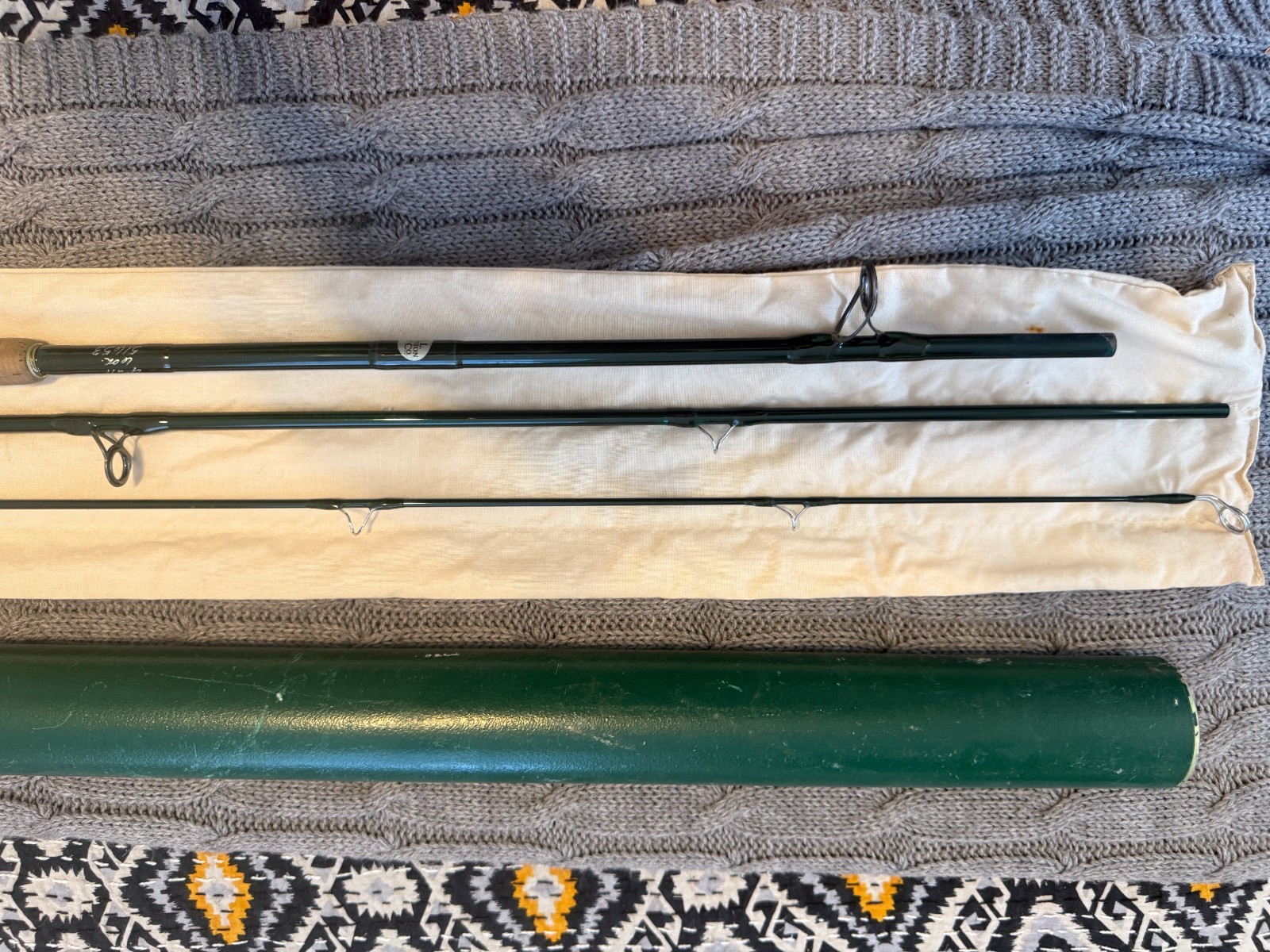 Winston XDLT 9ft 11wt Fly Rod 3pc Very Good Condition Serial 51653 Tube Sock