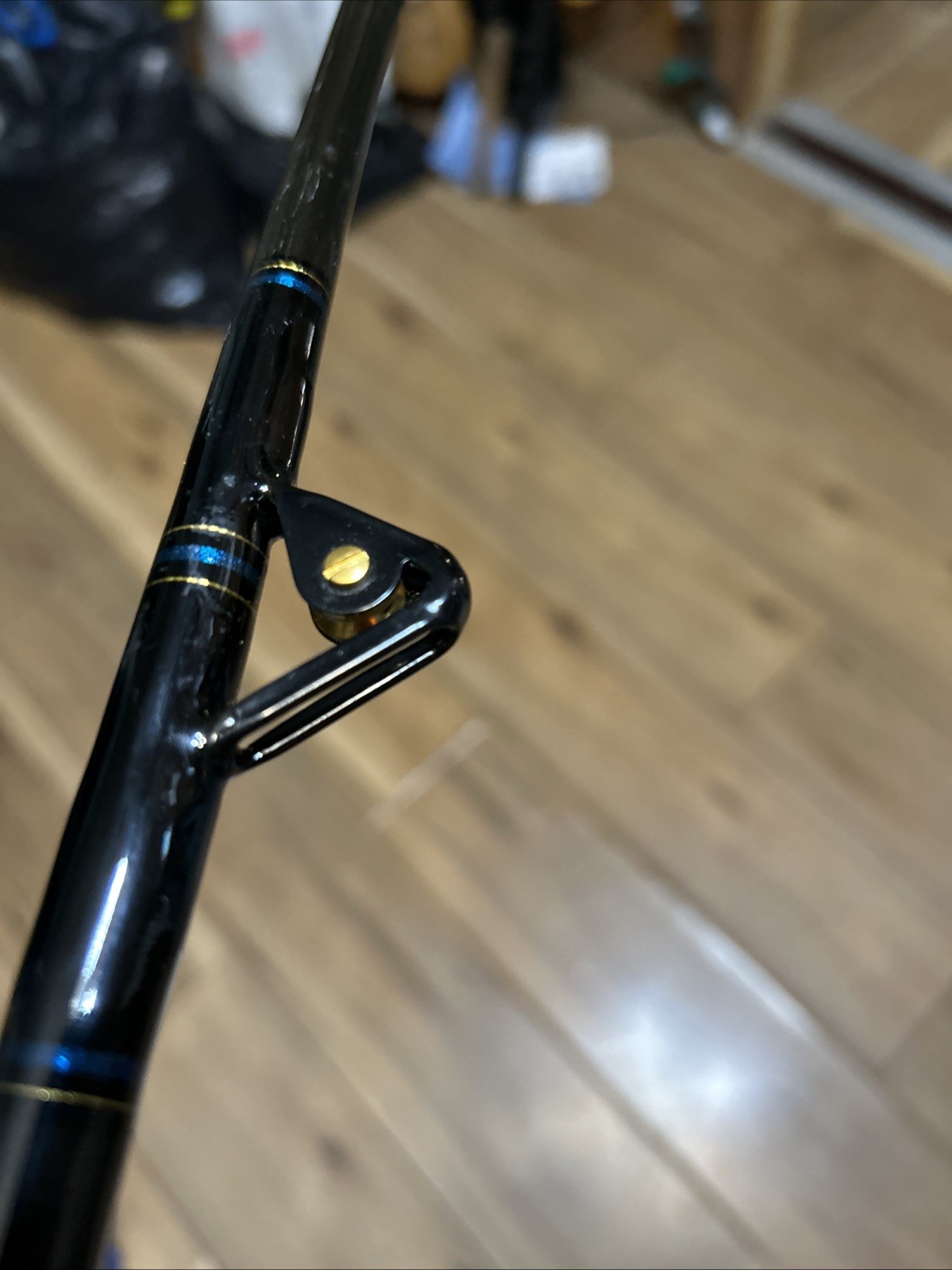 Custom 5’6 Kevin Bogan Offshore Trolling Fishing Rod, Afco Roller Guides ￼