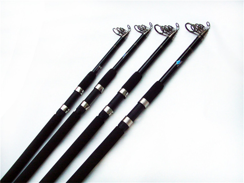 Superhard 2.7m 3m 3.6m 3.9m Telescopic beach spinning sea rod CW:200-300g