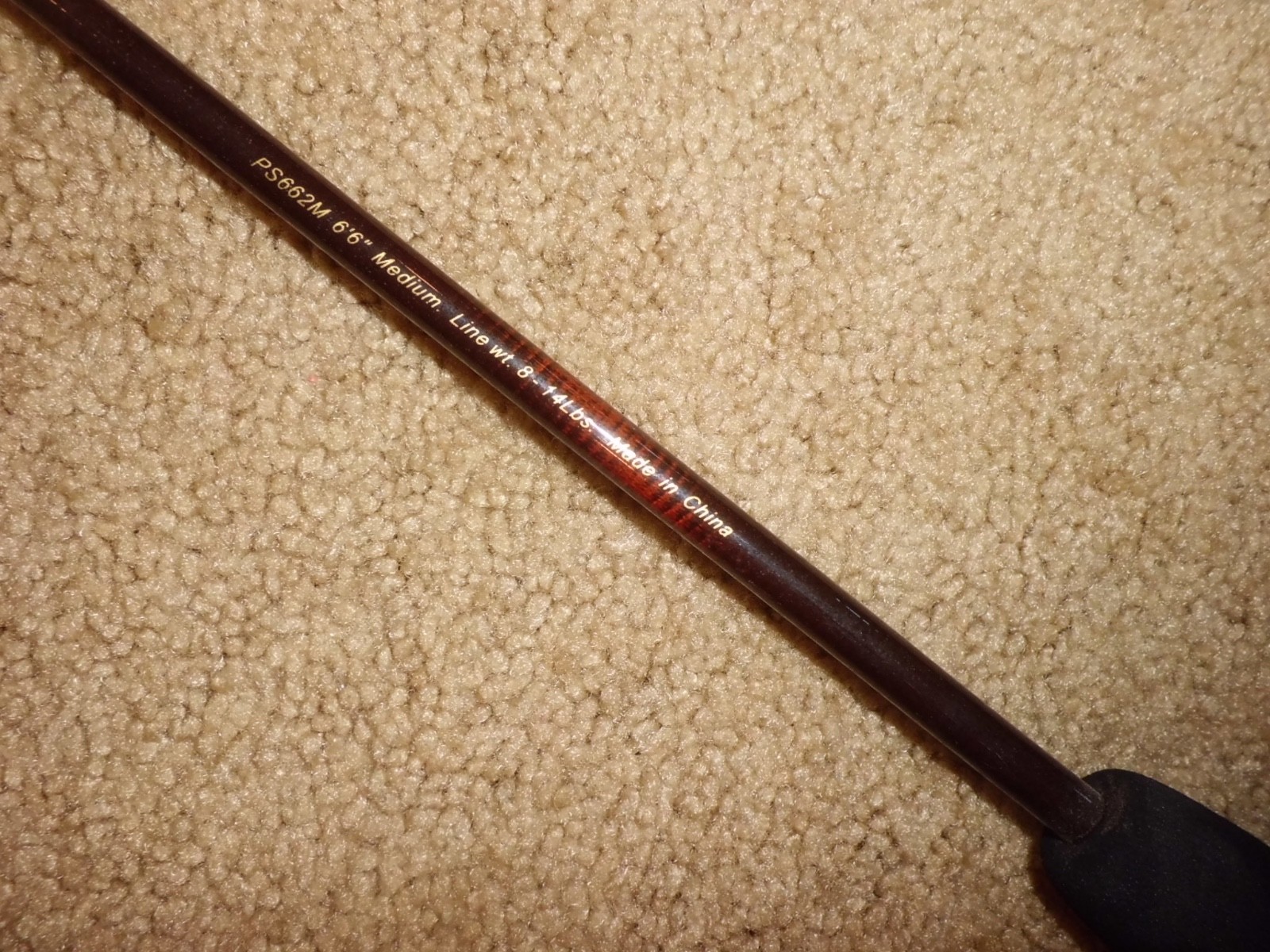 NEW YAD America “Premier Carbon Spin” PS662M Spinning 6’6″ Rod- 8-14lb test