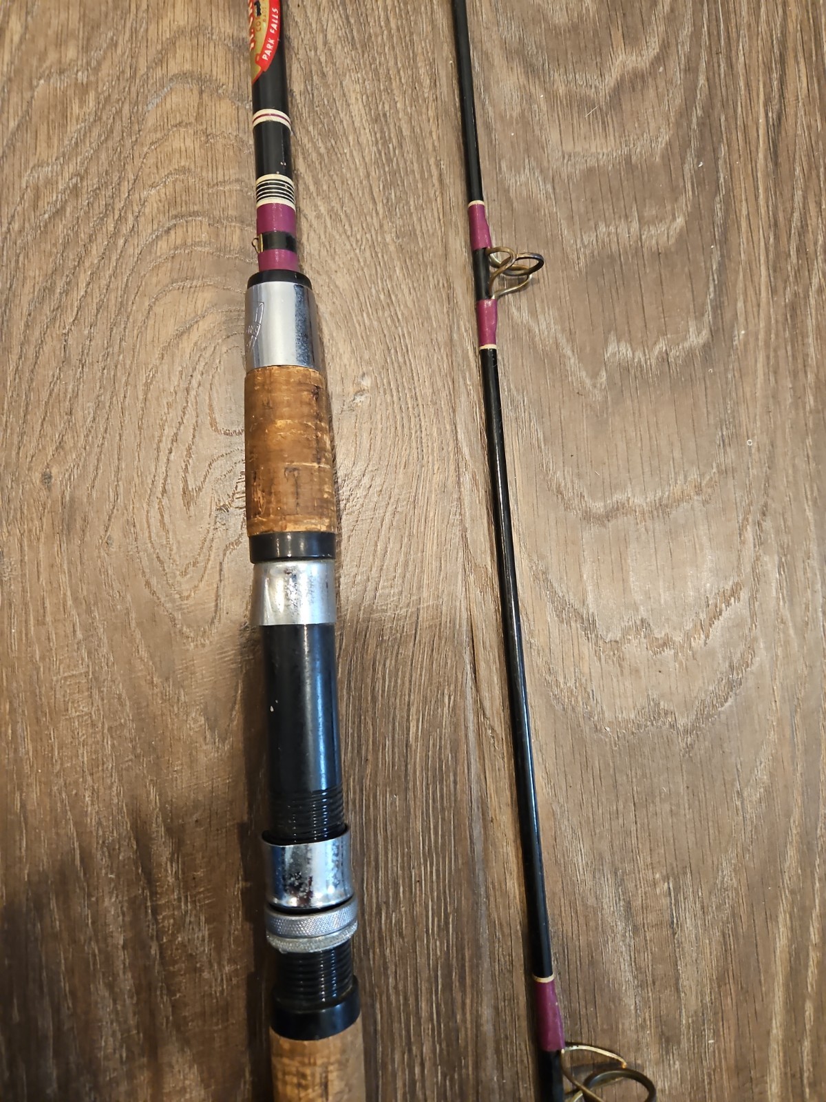 Vtg St. Croix 8100 FS 6’6″ Casting Fishing Rod Pistol Grip Carboloy 2-Piece