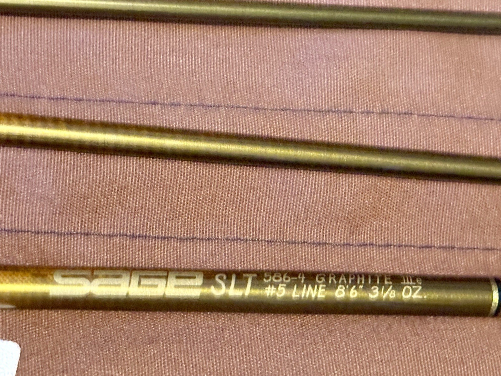 SAGE SLT 8 Foot 6 Inch Graphite 3e 4 Piece # 5 Trout Fly Rod & Travel Tube