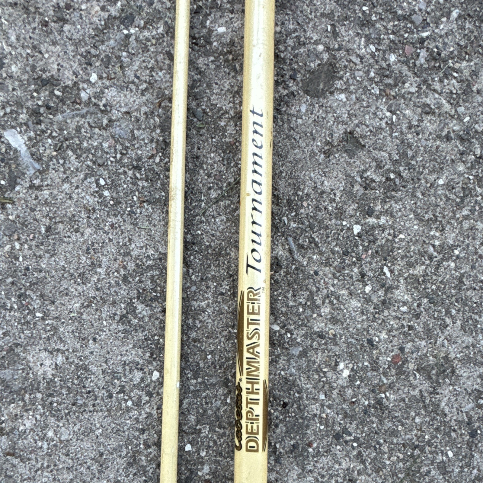 DepthMaster Tournament 7ft 2pc Medium Fast Spinning Rod Yellow/Black