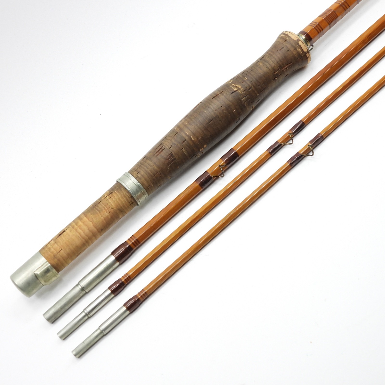 F.E. Thomas Special “Streamer” Bamboo Fly Fishing Rod. 9’. 3/2. W/ Tube & Sock.