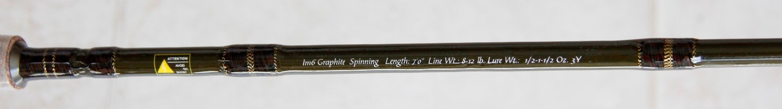 1-PC 7′ Graphite Spinning Kayak Rod- Value of $130 – $49.99