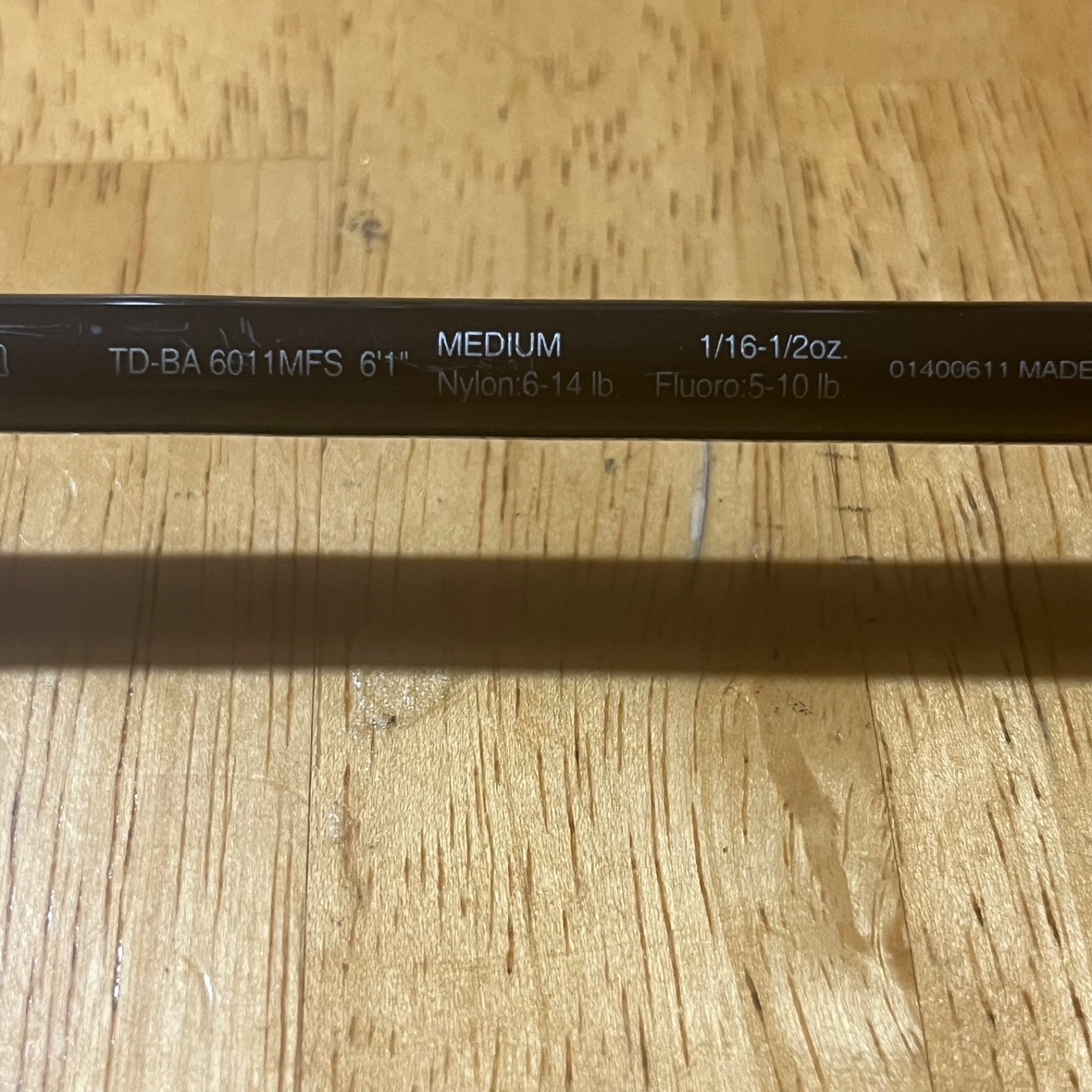 Daiwa Team Butler Td-Ba 6011Mfs Amos Battler 1 Piece Spinning Rod Bass 29020