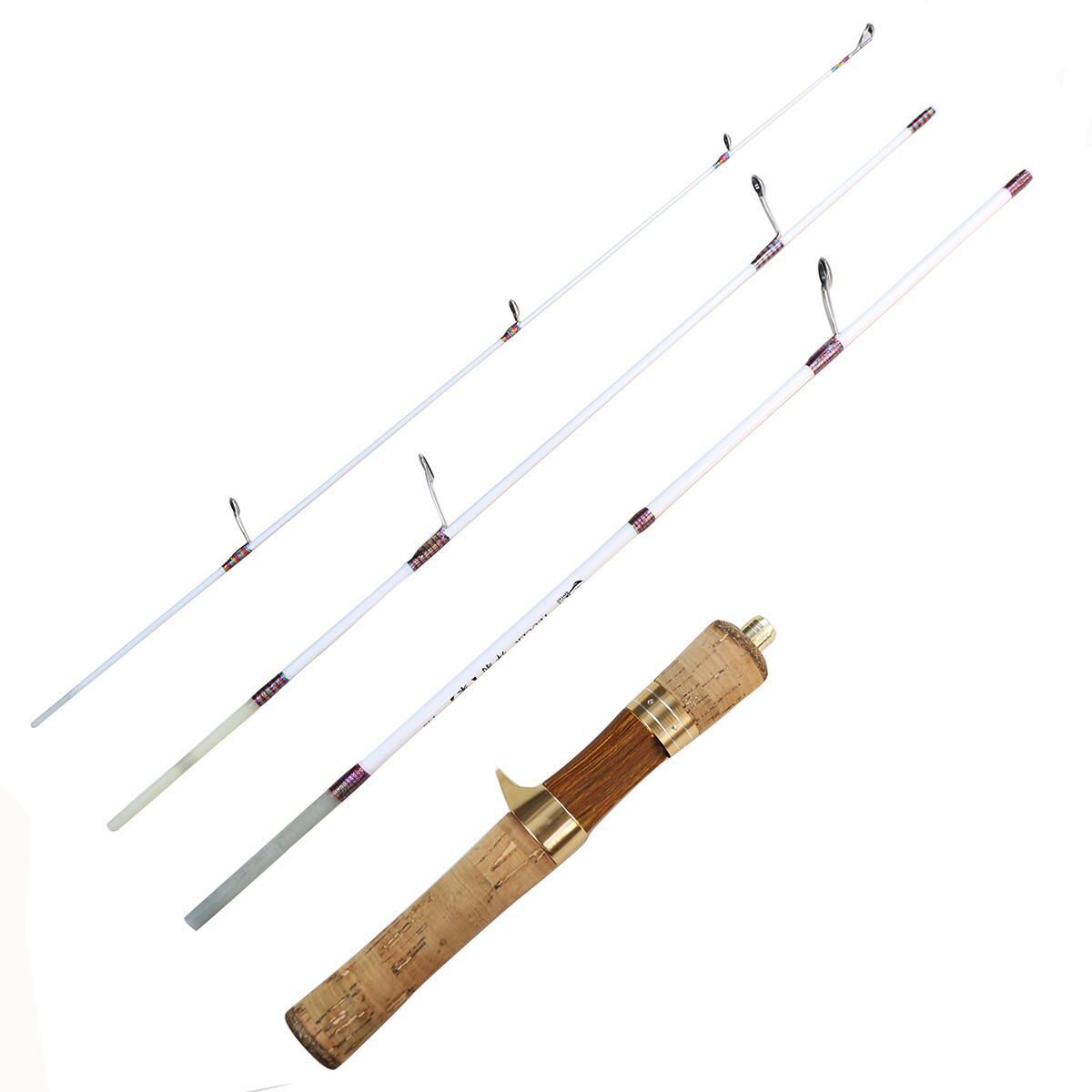 Telescopic Ultralight Casting Spinning Rod 4’6” Travel Fishing Rod Fast 2-8 lb