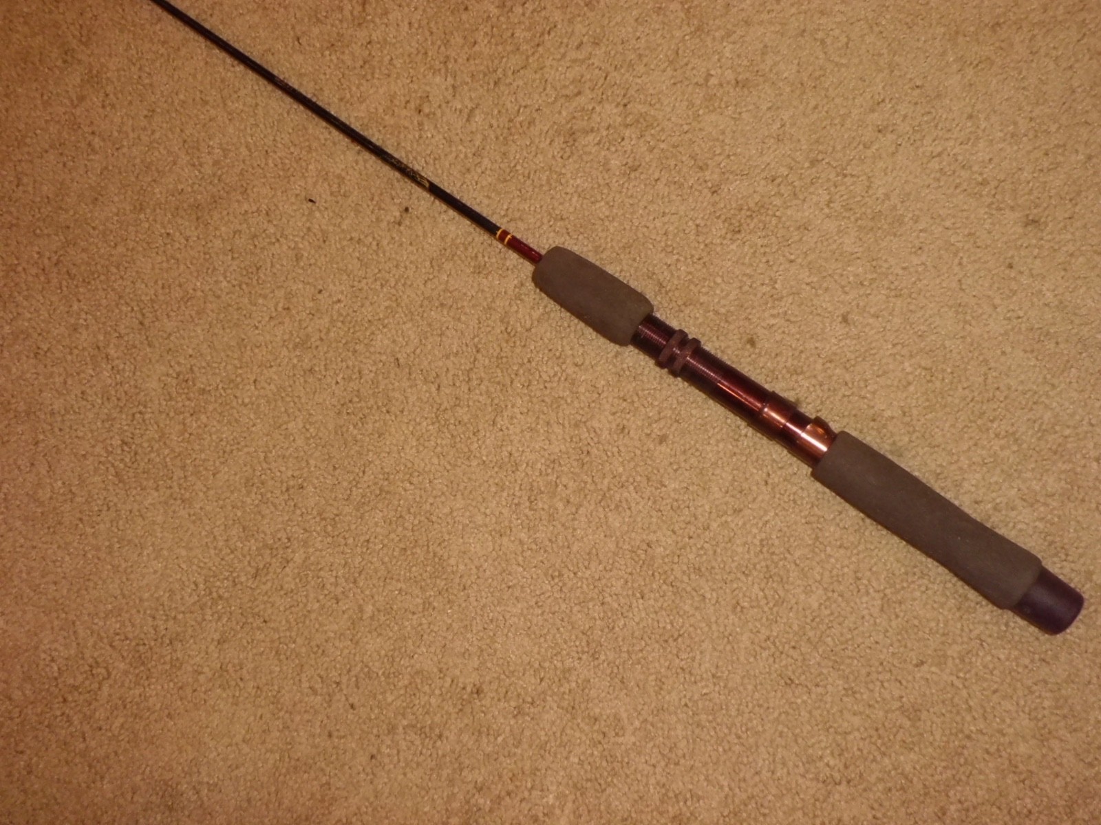 Vintage FENWICK BS51-UL Black Hawk Graphite 1 pc Spinning 5’3″ Rod made in USA