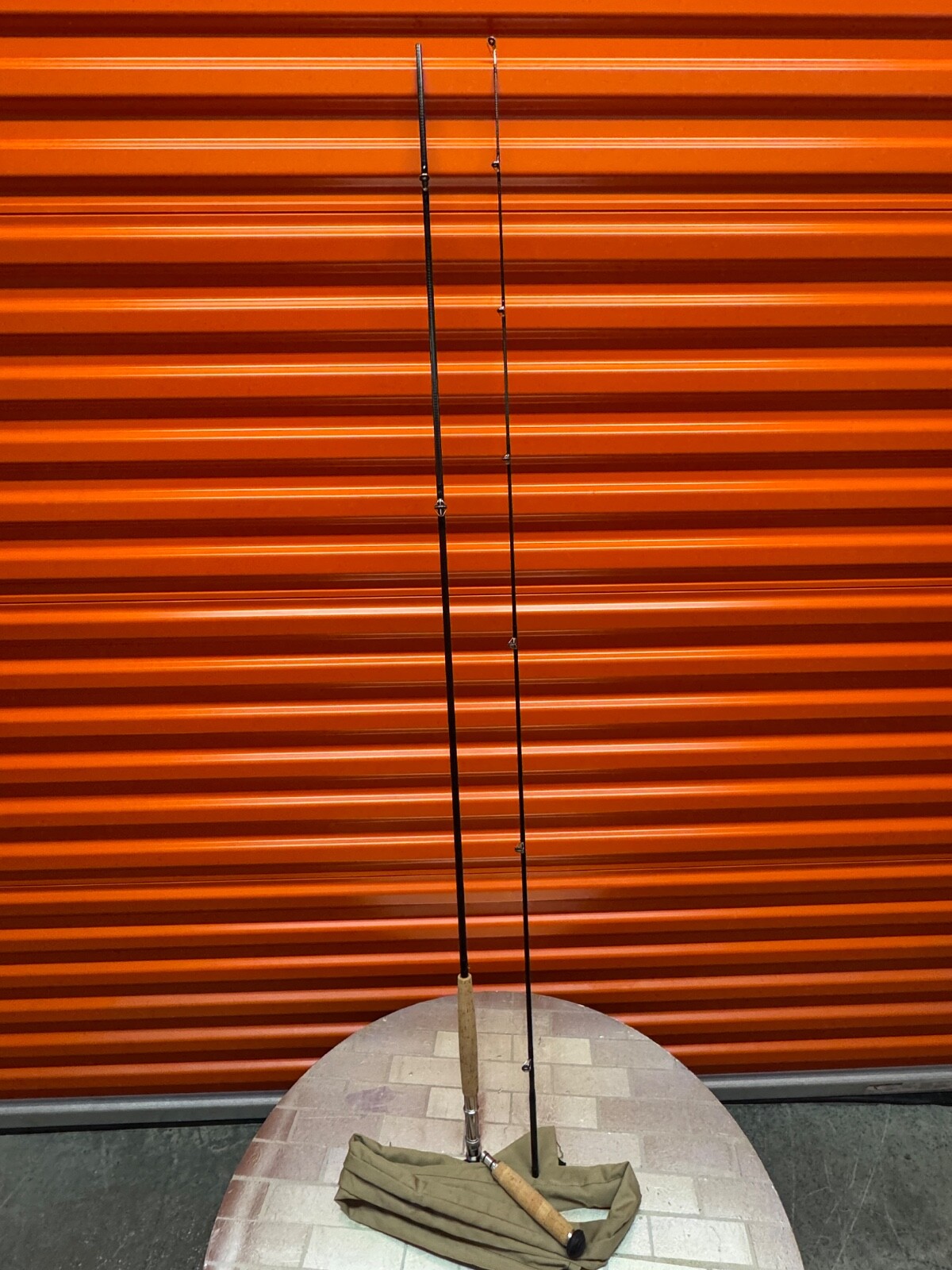 Vintage Orvis Graphite Fly Rod 9′ 6″ 4 1/2 oz. Wt. #10 Line w Sheath & Tube