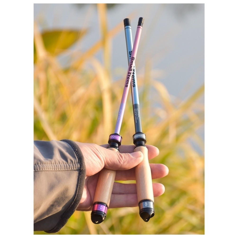 Compact Carbon Fiber Fishing Rod for Beginners Lightweight Portable Stream Rod