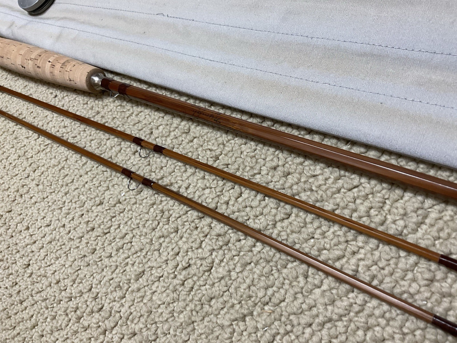 Stunning Vintage Orvis 8’ 4wt NYMPH BAMBOO Fly Rod Prev. Owned by Marty Keane