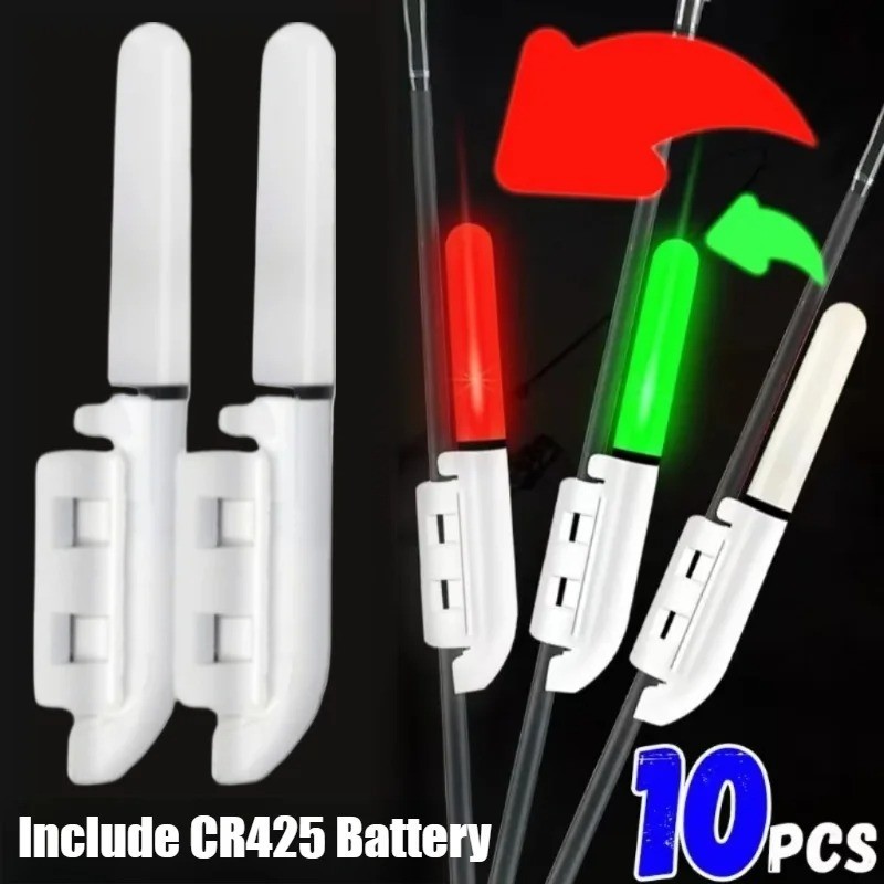 Luz LED Pesca Nocturna Impermeable Caña Electrónica CR425 Flotador
