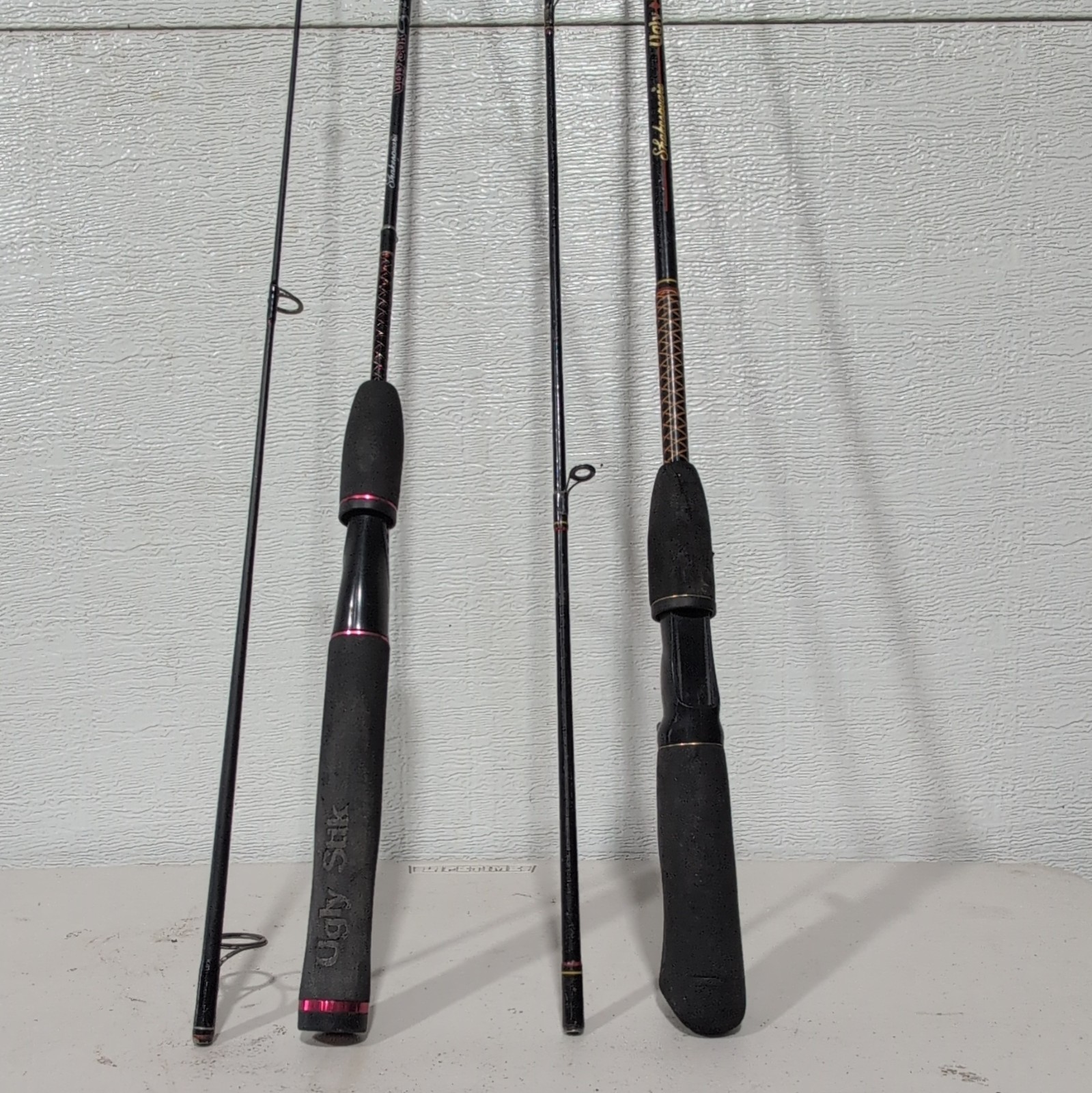 Shakespeare Ugly Stik GX2 Spinning Rod 2pc Lot Of 2 Ugly Stick Fishing Rods
