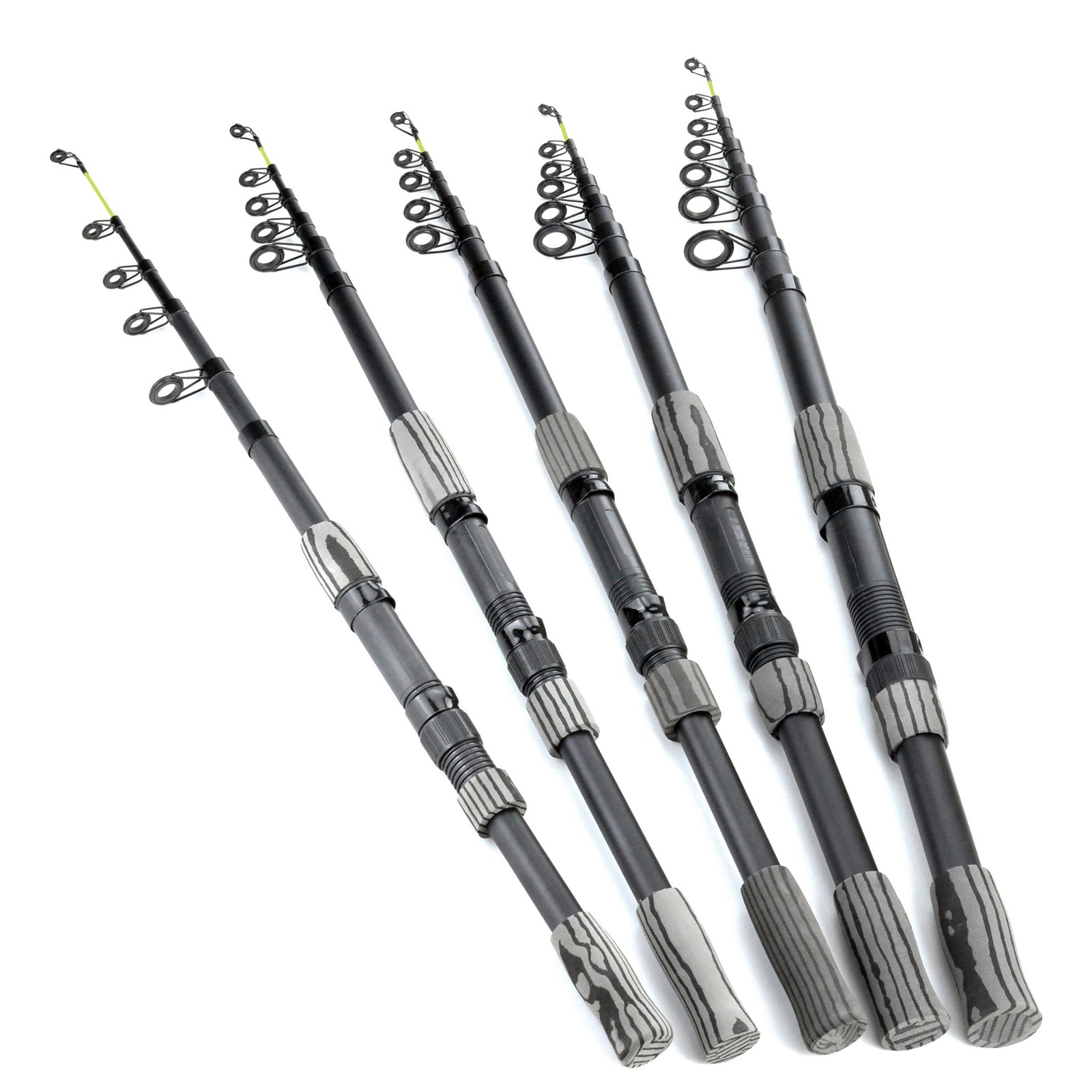 2.1M-3.6M Shrinkable Design Portable Telescopic Fiberglass Fishing Rod