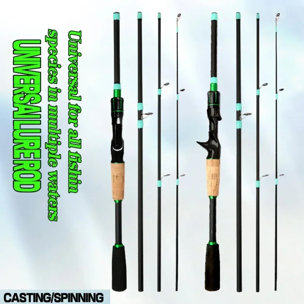 Casting Spinning Lure Fishing Rod Solid ML Tip 1.8/2.1m Ultralight Trout Jigging