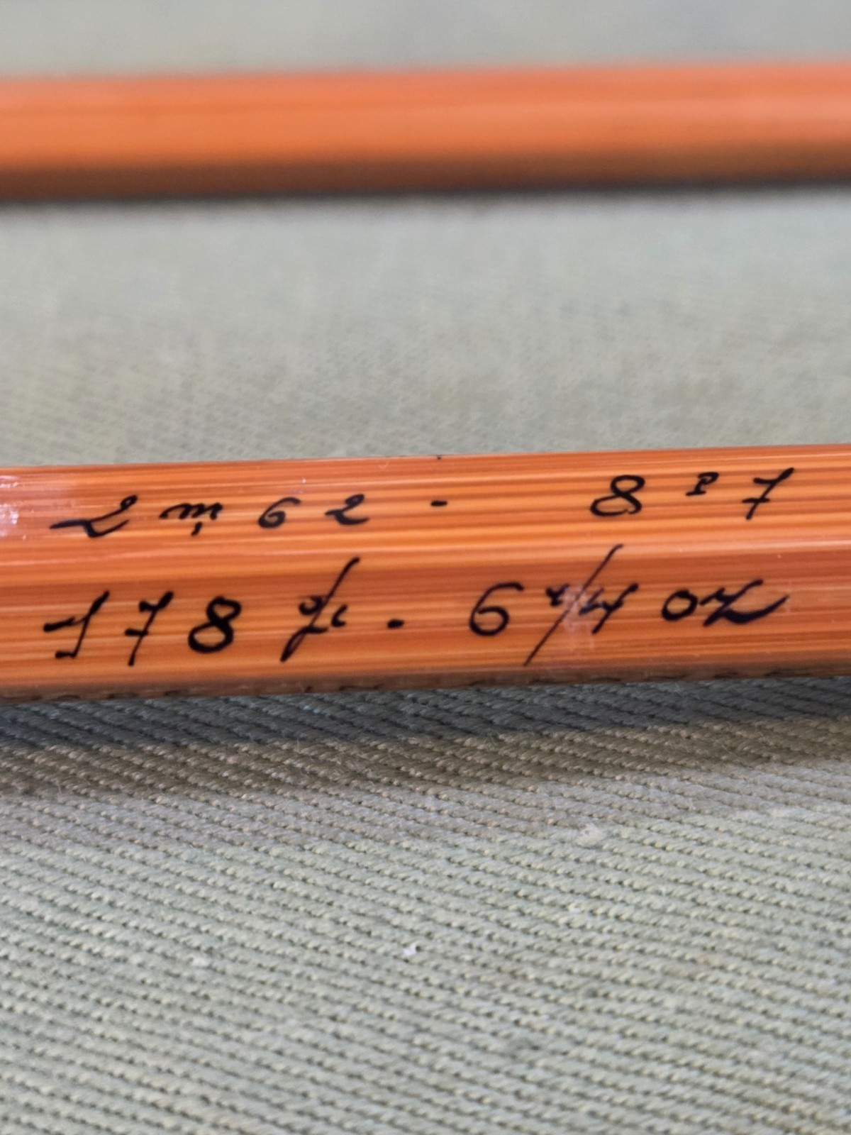 Pezon Michel Ritz Super Parabolic PPP ‘Long Cast’ Batault 8’7″ bamboo fly rod