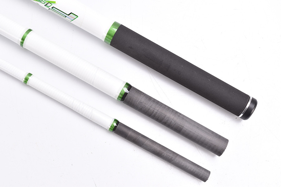 Surf Casting Fishing Rod 3-Piece Carbon Fiber Travel Rod Portable~14 ft