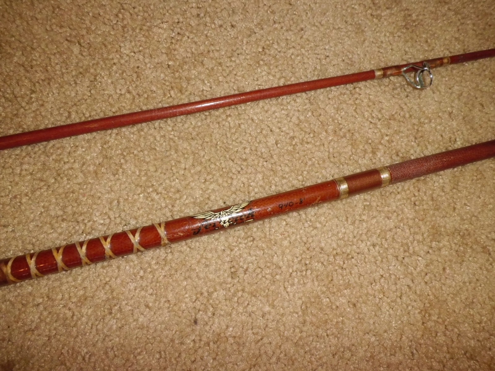 Vintage FENWICK 940-2 Spinning 8′ Rod made in USA- 6-12 lb test