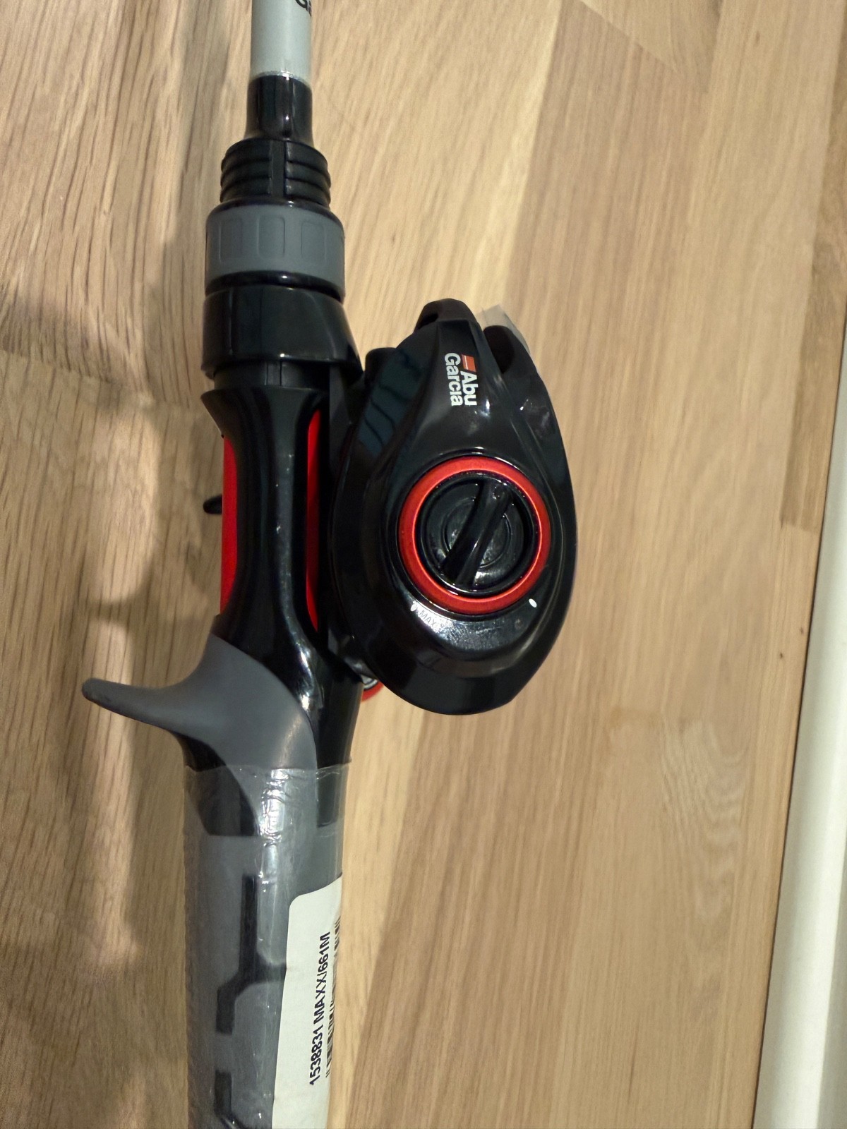 Abu Garcia Max X Black Baitcast Combo with Berkley Trilene 8lb fishing line