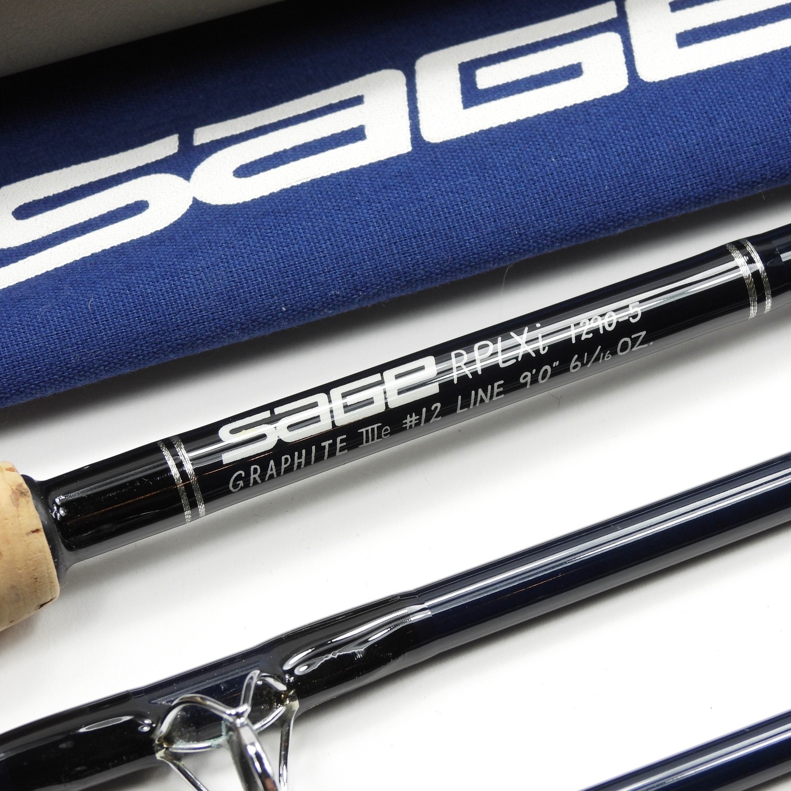 Sage RPLXI 1290-5 Graphite IIIe Fly Rod. 9’ 12wt. 5-Piece. W/ Tube & Sock.