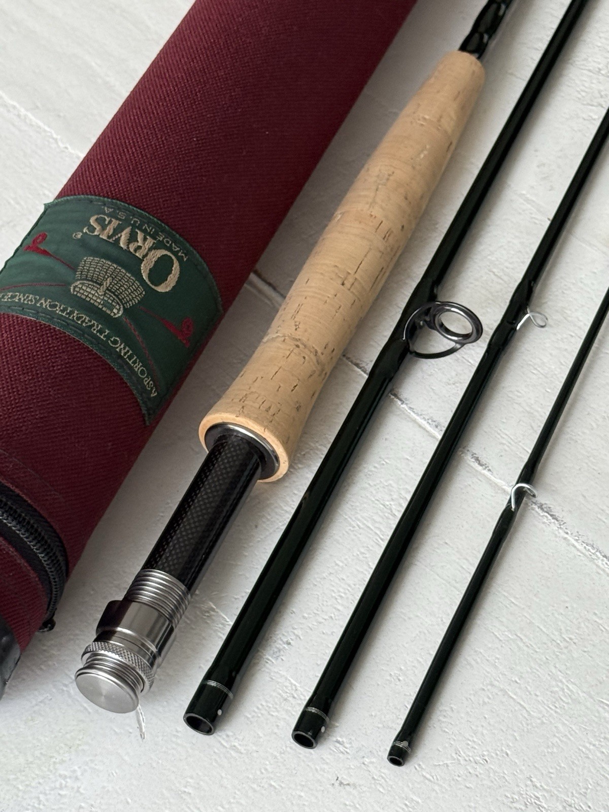 **BEAUTIFUL** ORVIS TRIDENT TLS F POWER MATRIX 6wt 9’ft Fly Rod!🔥~EXCELLENT~🔥