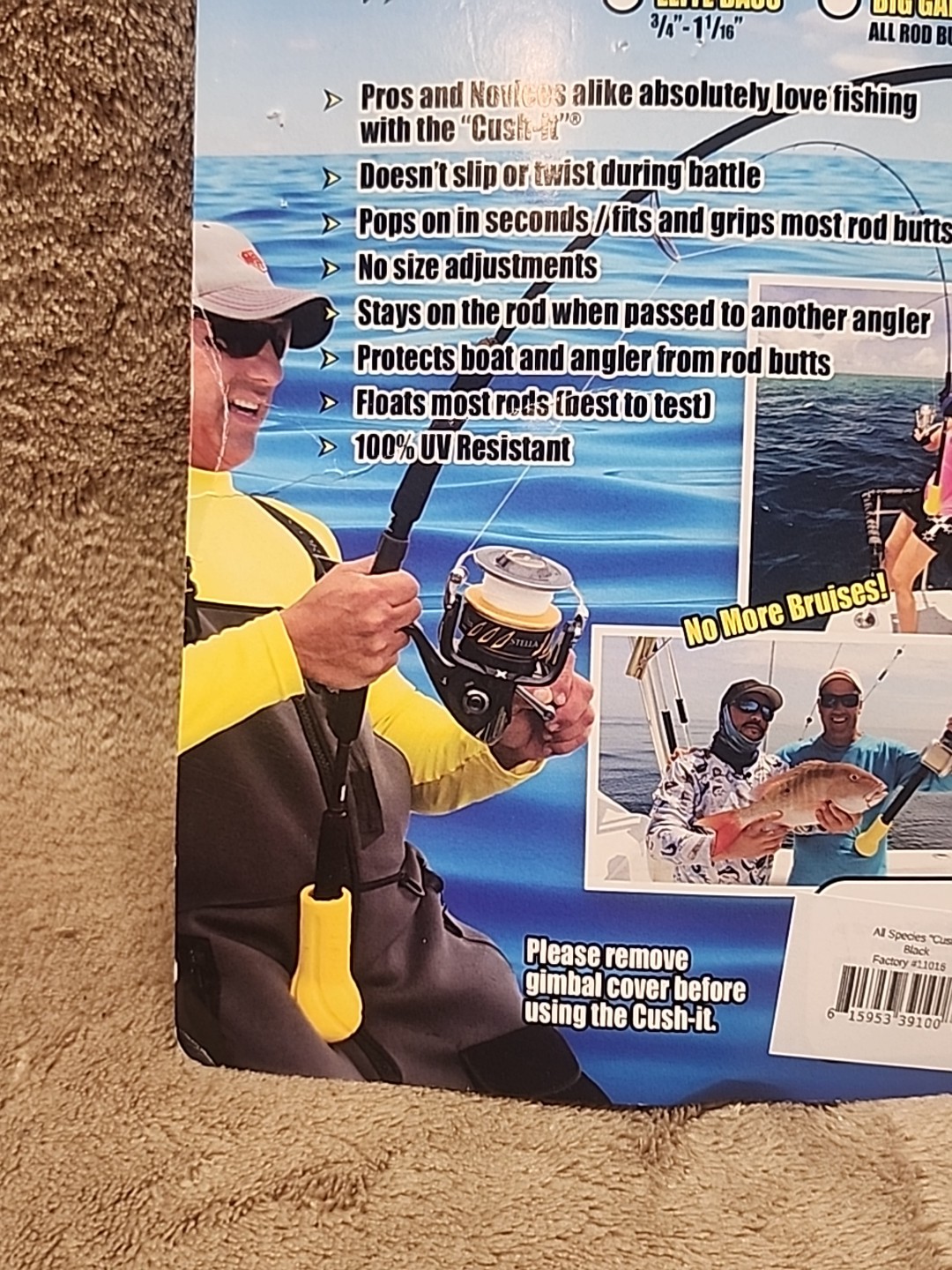Marine-Grade Cush-It Rod Butt Cushion: Maximum Comfort & Buoyancy for Fishing