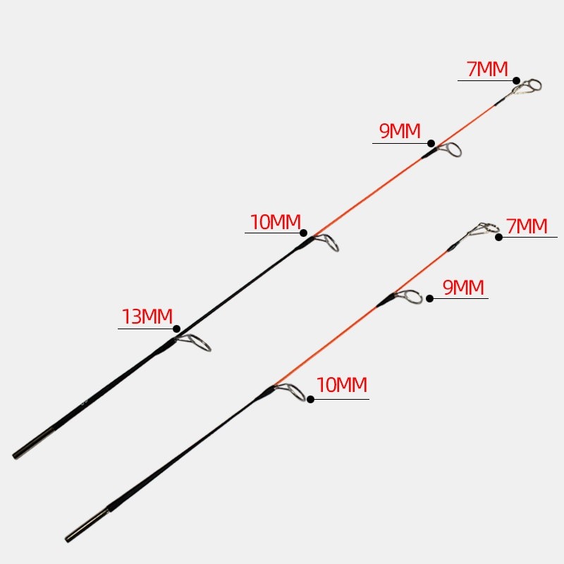 1Pcs Ice fishing rod short section fishing rod 50/60 cm winter fishing rod