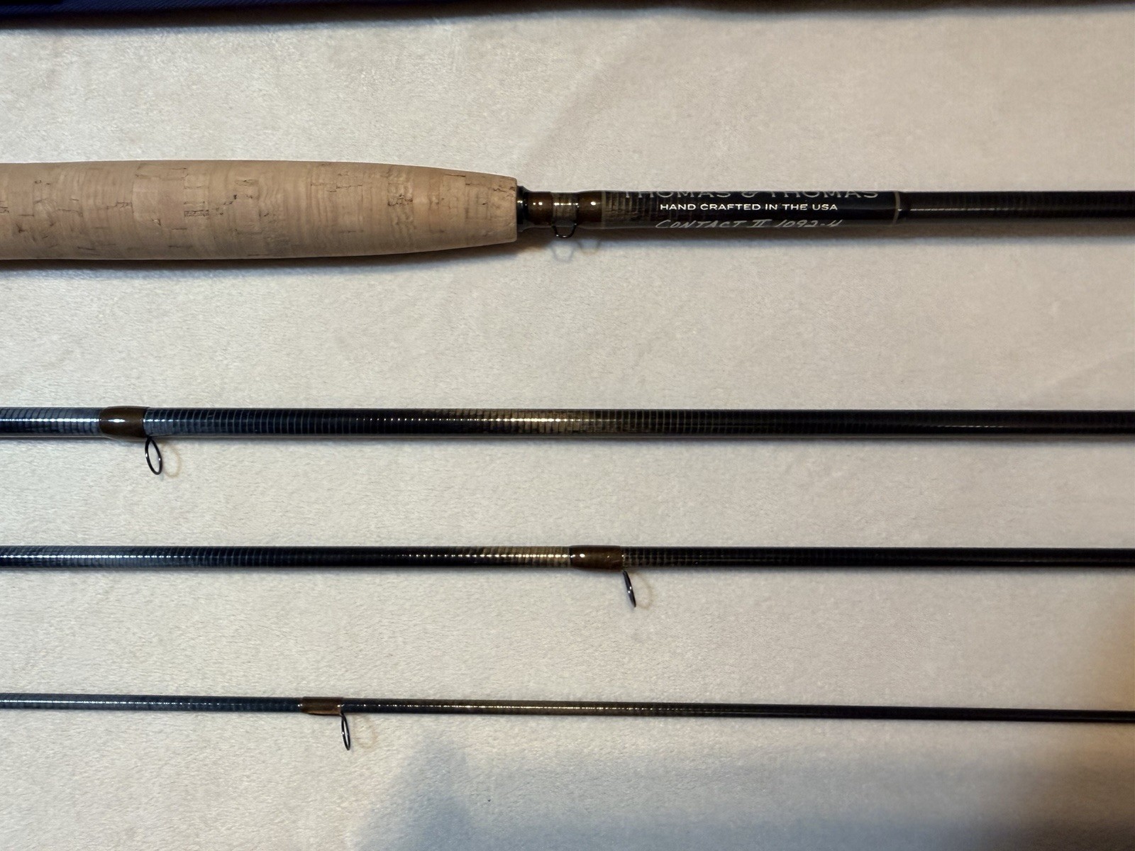 Thomas & Thomas Contact II 1092-4 Fly Rod 10’9″ 2wt 4pc Tube & Sock