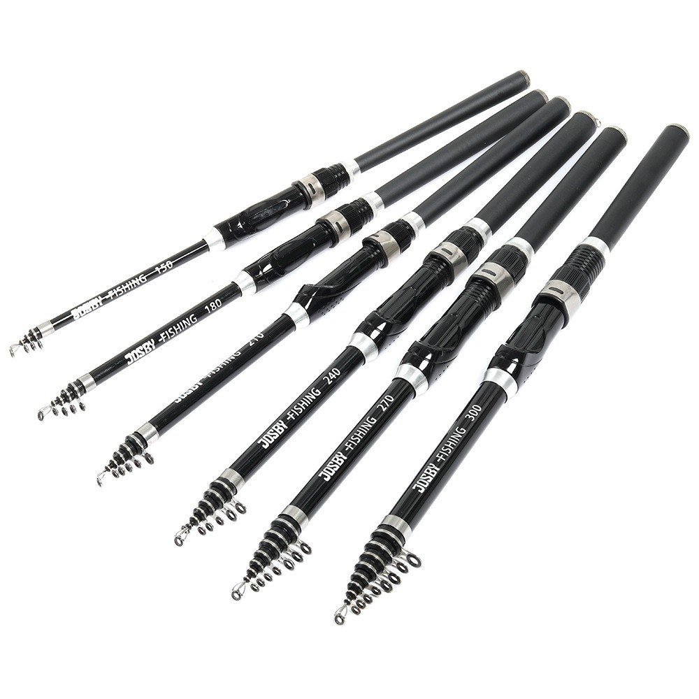 1.5M-3.0M Telescopic Fiberglass Fishing rod Ultra-Light Fishing Pole Sea Rod