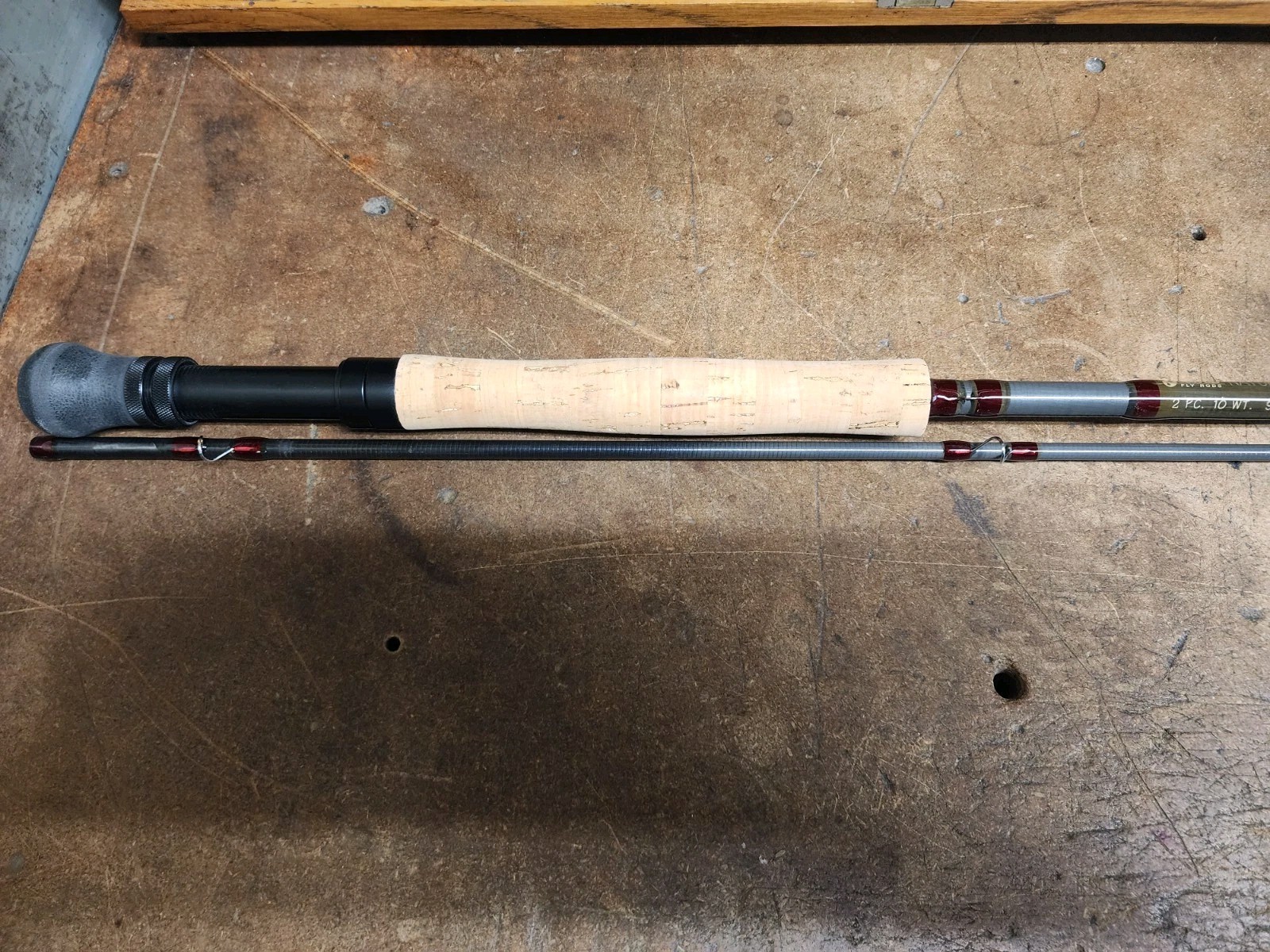 9 FT FISHER Natural FLY ROD 2 pc 10 WT